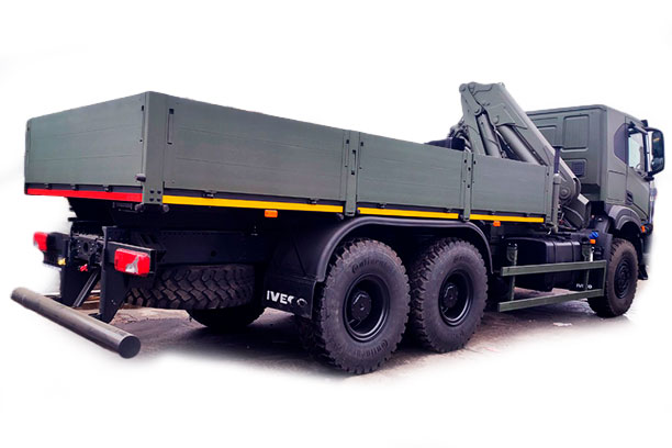 Самоскид УАК 4 т на IVECO Daily Dual Cab борт 800 мм