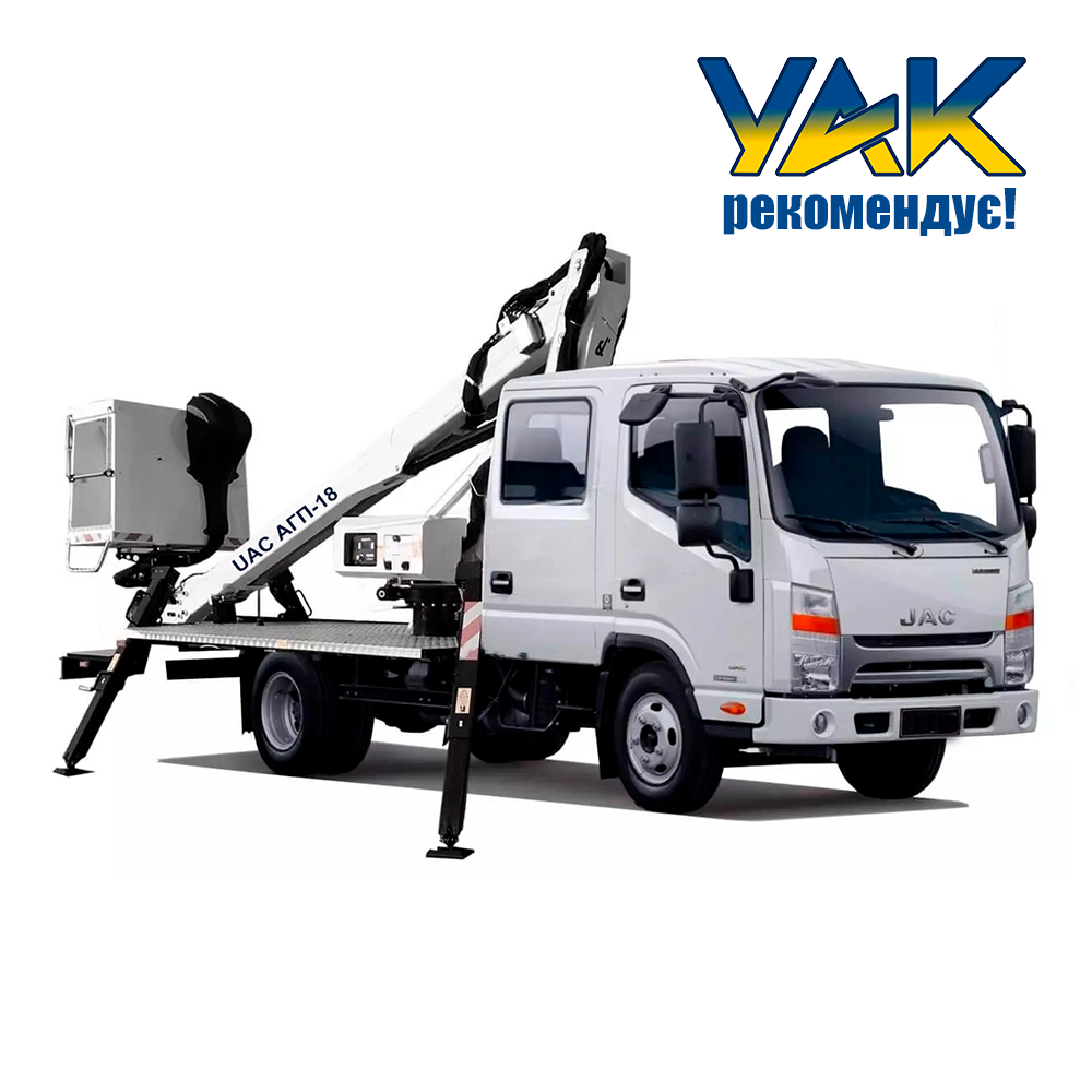 Автовишка UAC АГП-18 Oil&Steel Scorpion 1812 H на JAC N120 (4X4)