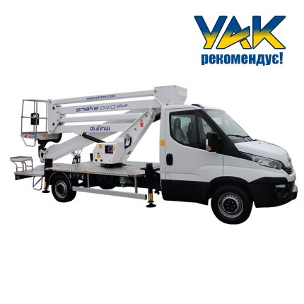 Автовишка УАК АГП-24 Oil&Steel Snake 2413 на базі IVECO Daily 60C16