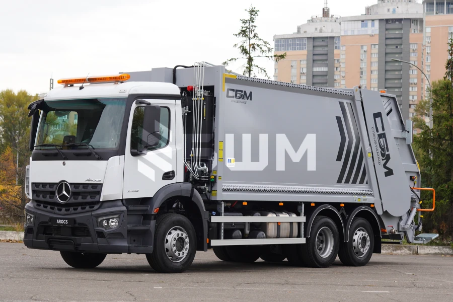 Самоскид UAC СКД-20 на MERCEDES-BENZ Arocs 3333