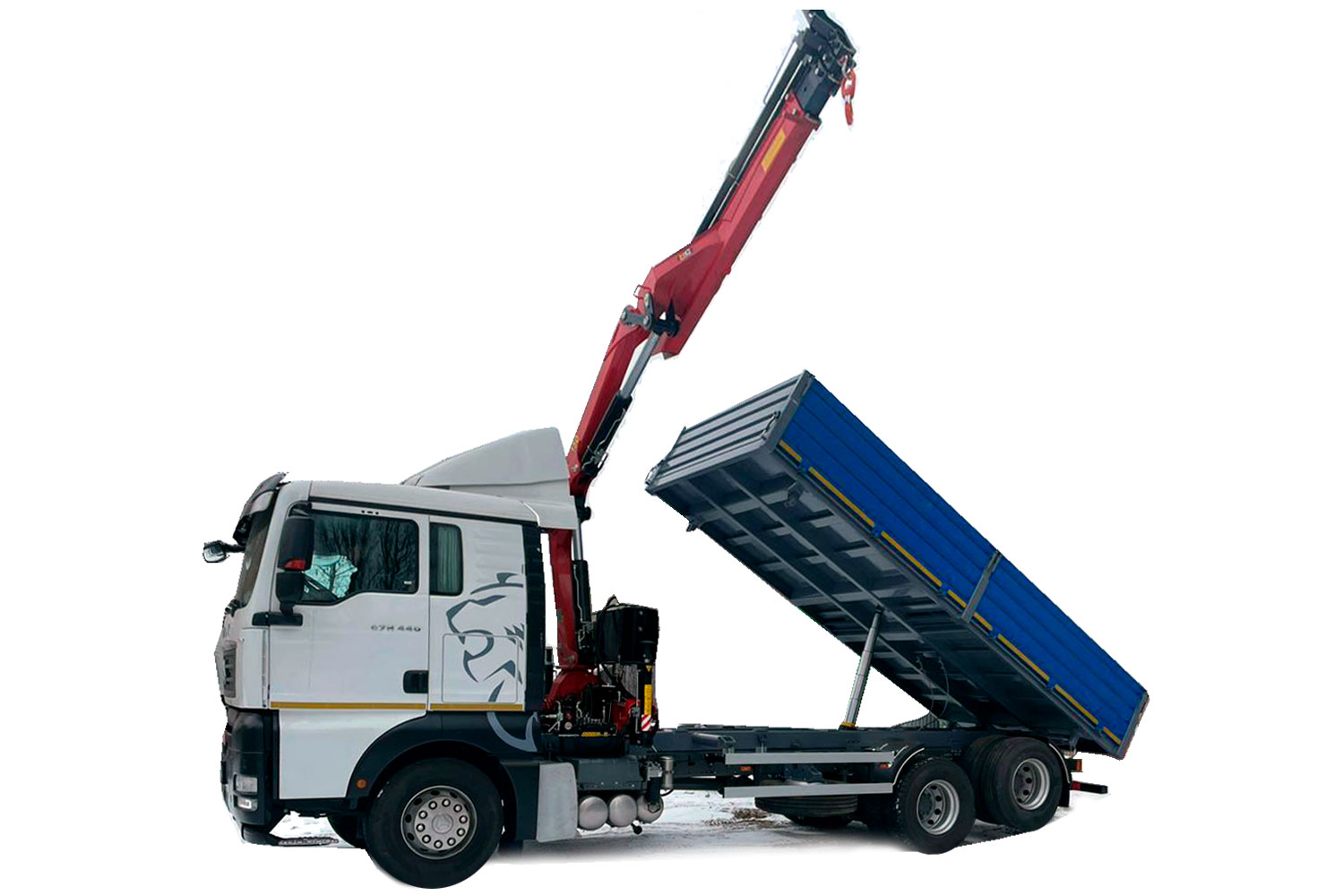 Самоскид УАК 20 т на SITRAK C7H 440 6х2 з КМУ HC 150