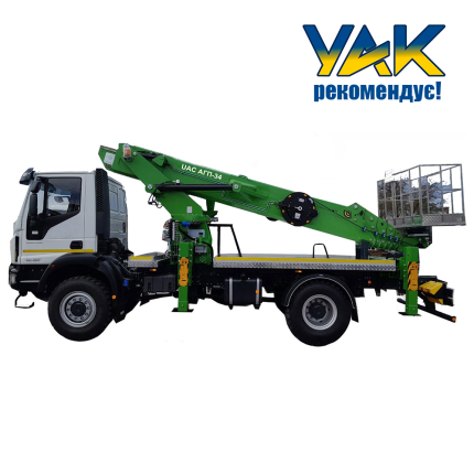 Автовишка UAC АГП-34 на базі IVECO Eurocargo
