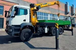 Бортовий автомобіль ТК-TGS-KM-350 + КМУ XCMG GSQS350-5