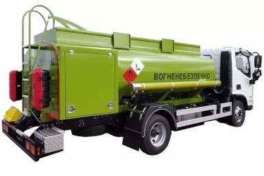 Автопаливозаправник АПЗ-5 на базі FOTON AUMARK С 2 секції (АЗС позаду)