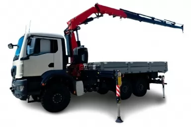 Бортовий автомобіль ТК-TGS-KM-395 + КМУ