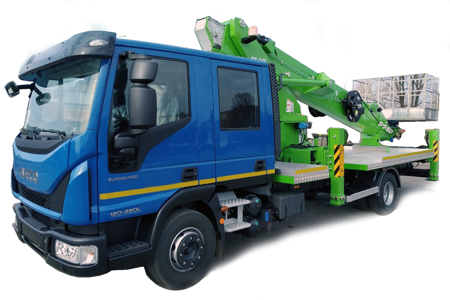 Автовишка УАК АГП-34 на базі IVECO Eurocargo Dual Cab