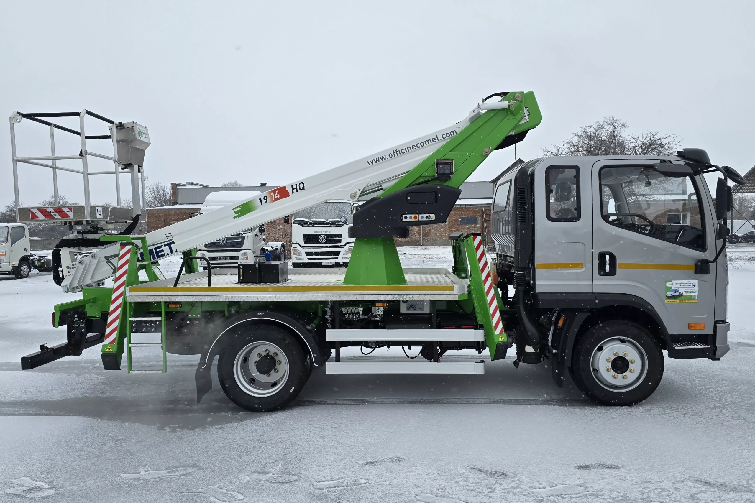 Автовишка STC на базі COMET 1 купити автовишку COMET 19 | 2 | 14 HQ на FAW CA1121