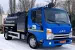 Автопаливозаправник АПЗ-5 на базі JAC N90 2 секції (АЗС попереду)