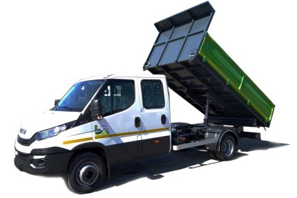 Самоскид УАК 4 т на IVECO Daily Dual Cab борт 800 мм