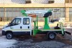 Автогідропідіймач COMET 14 | 2 | 6 HQ JIB на IVECO Daily 35C14D