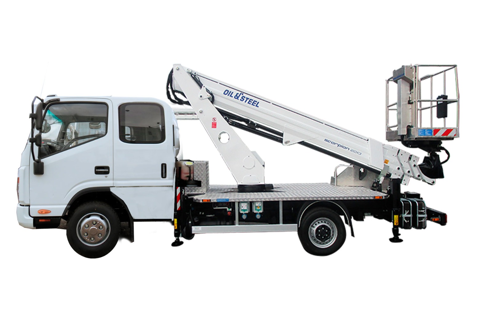 Автовишка UAC АГП-18 Oil&Steel Scorpion 1812 H на JAC N120 (4X4)