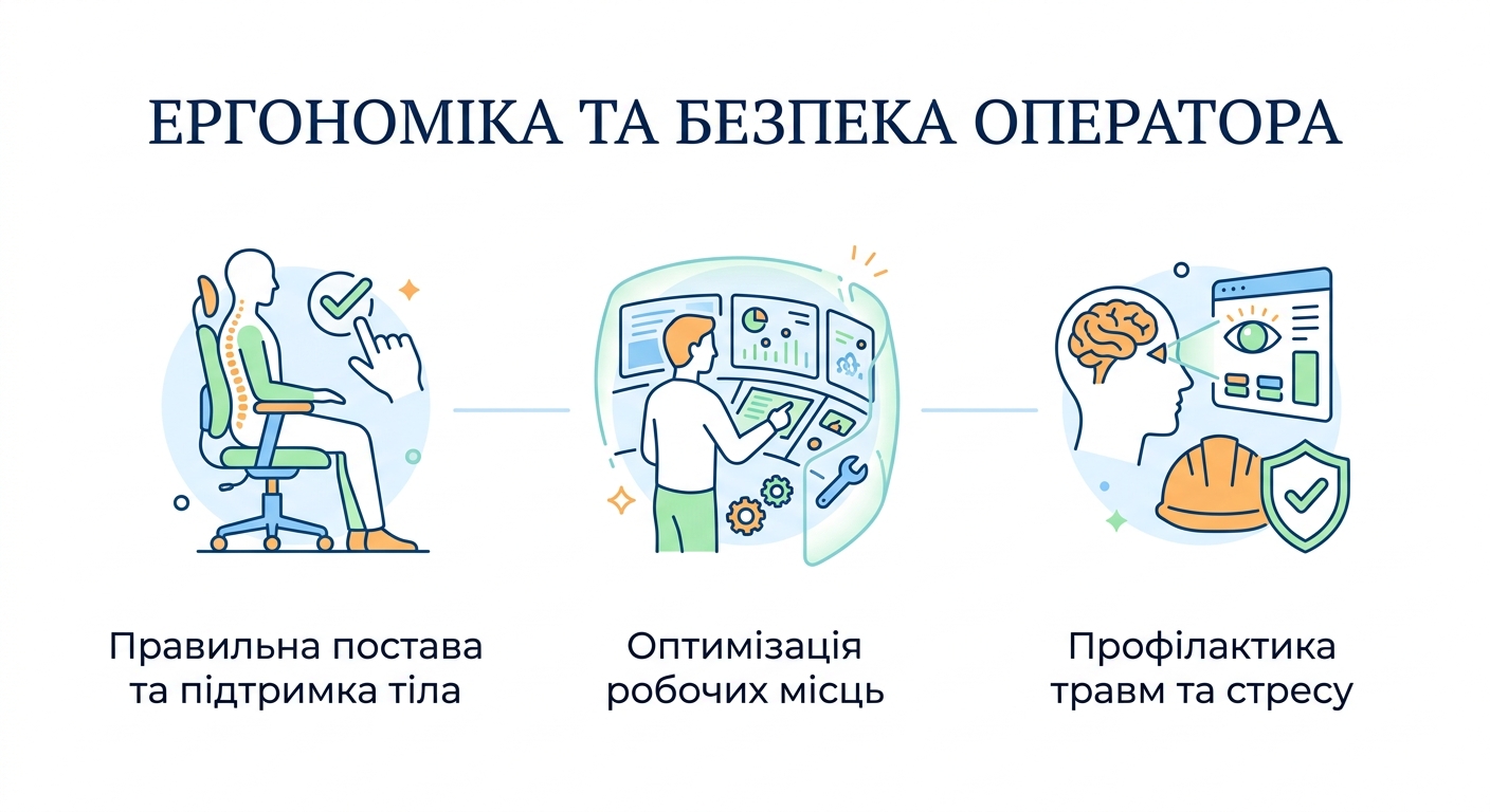 Ергономіка та безпека оператора
